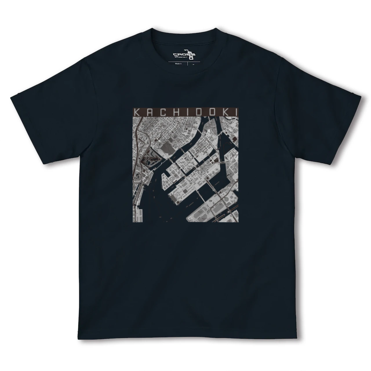 【勝どき(東京都)】地図柄ヘビーウェイトTシャツ