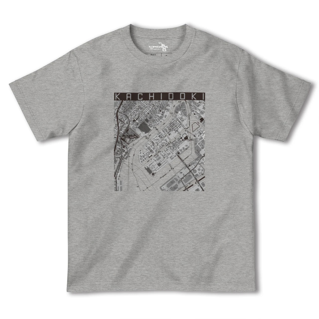 【勝どき(東京都)】地図柄ヘビーウェイトTシャツ