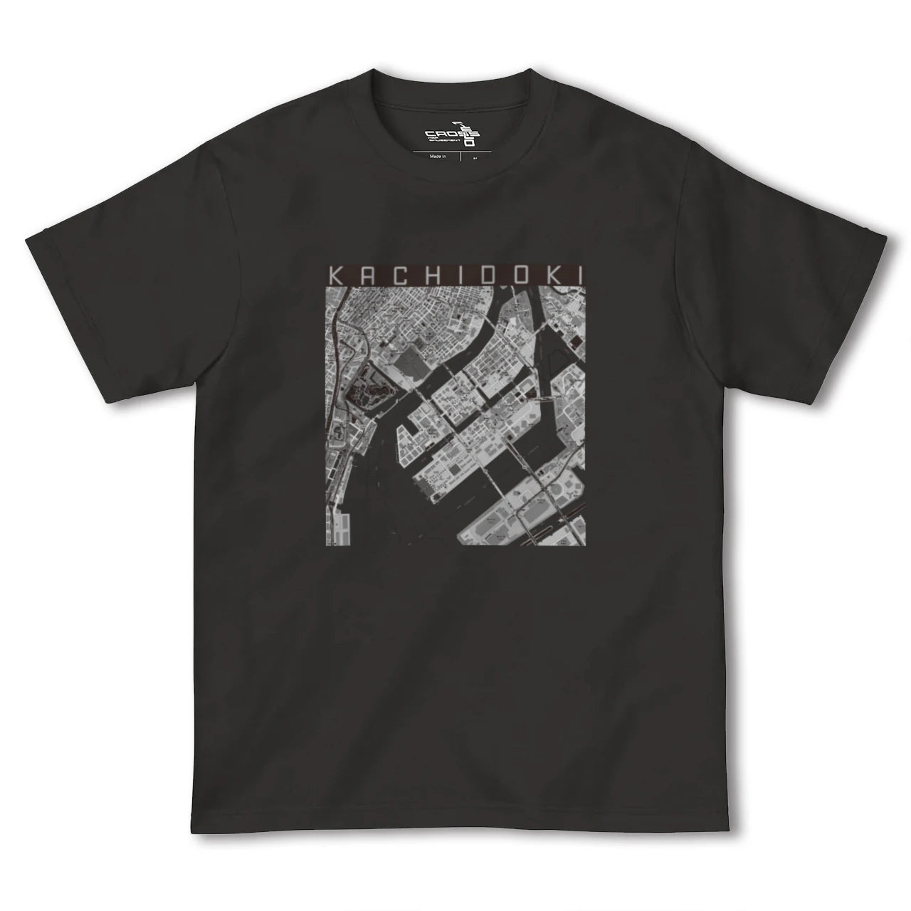 【勝どき(東京都)】地図柄ヘビーウェイトTシャツ