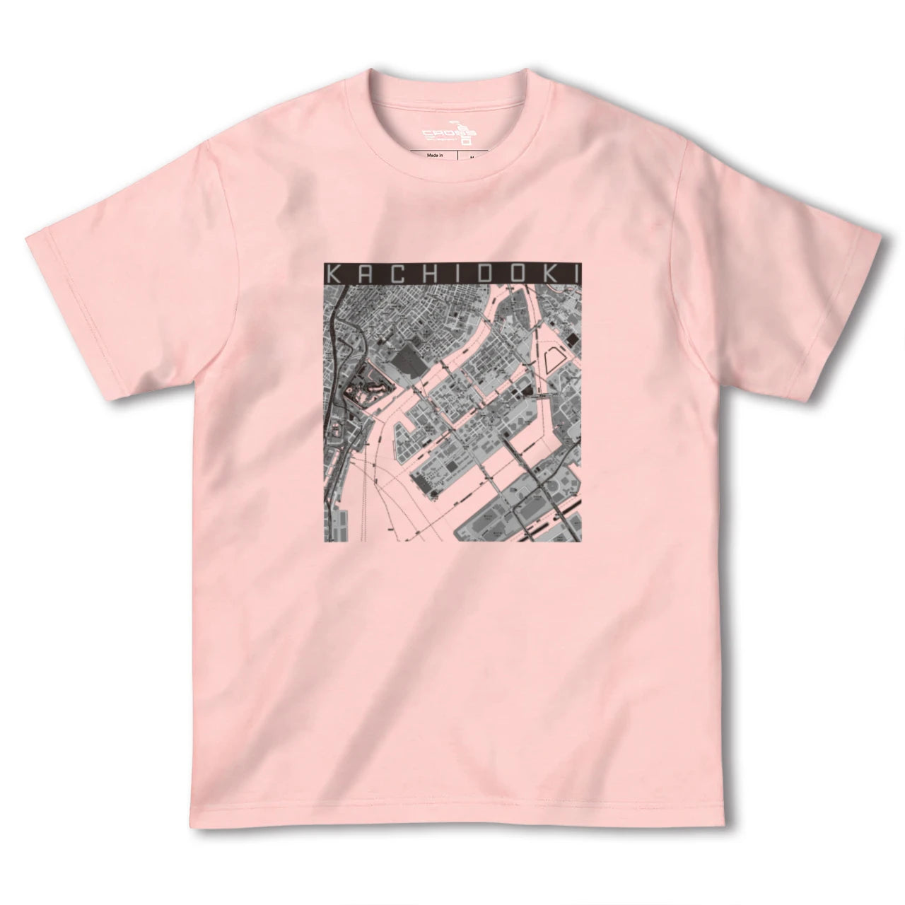 【勝どき(東京都)】地図柄ヘビーウェイトTシャツ