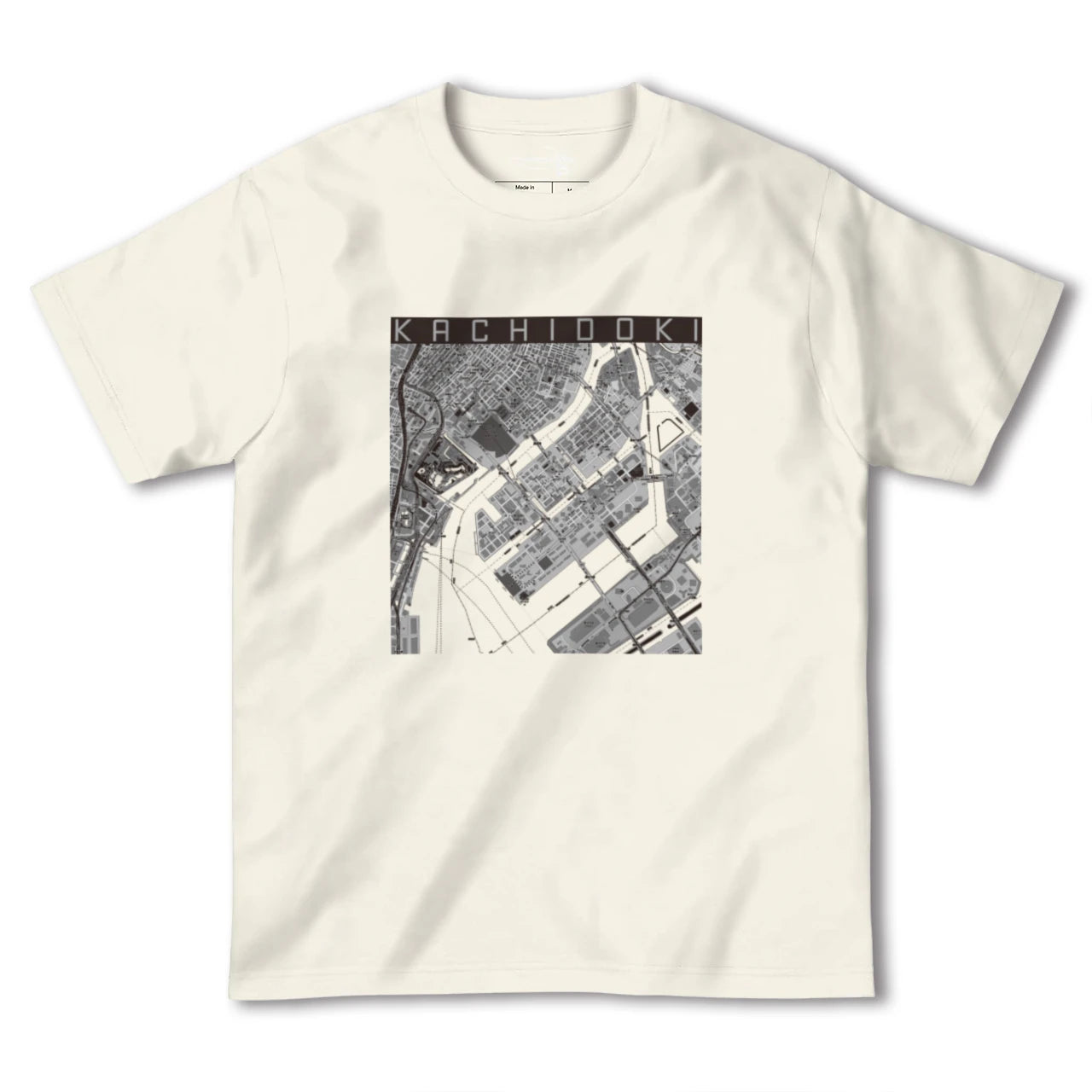 【勝どき(東京都)】地図柄ヘビーウェイトTシャツ
