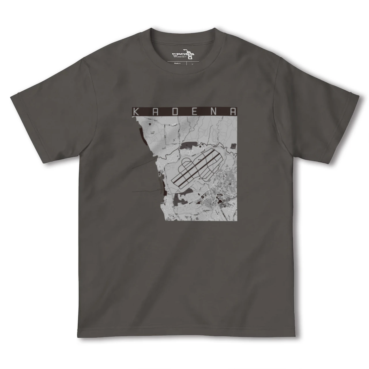 【嘉手納(沖縄県)】地図柄ヘビーウェイトTシャツ
