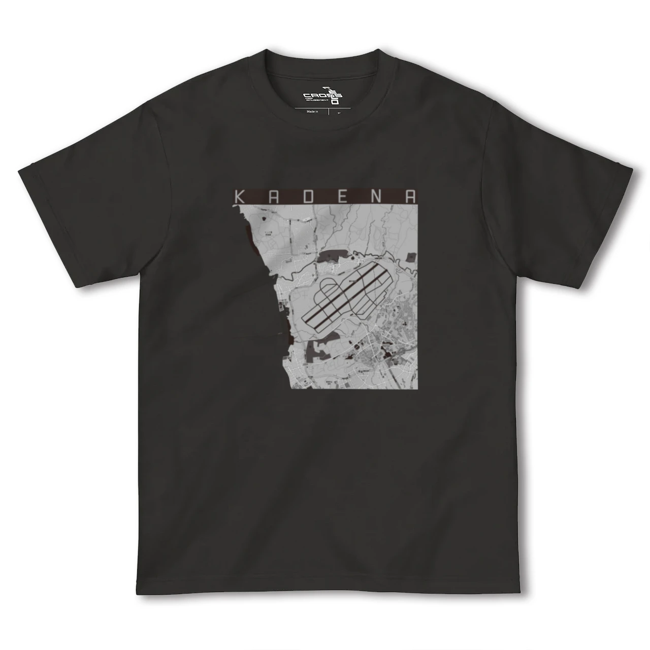 【嘉手納(沖縄県)】地図柄ヘビーウェイトTシャツ