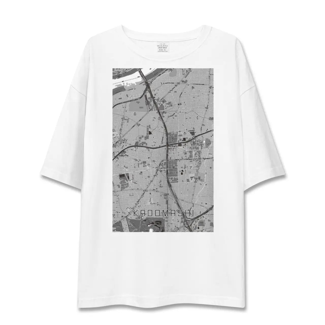 【門真市(大阪府)】地図柄ビッグシルエットTシャツ