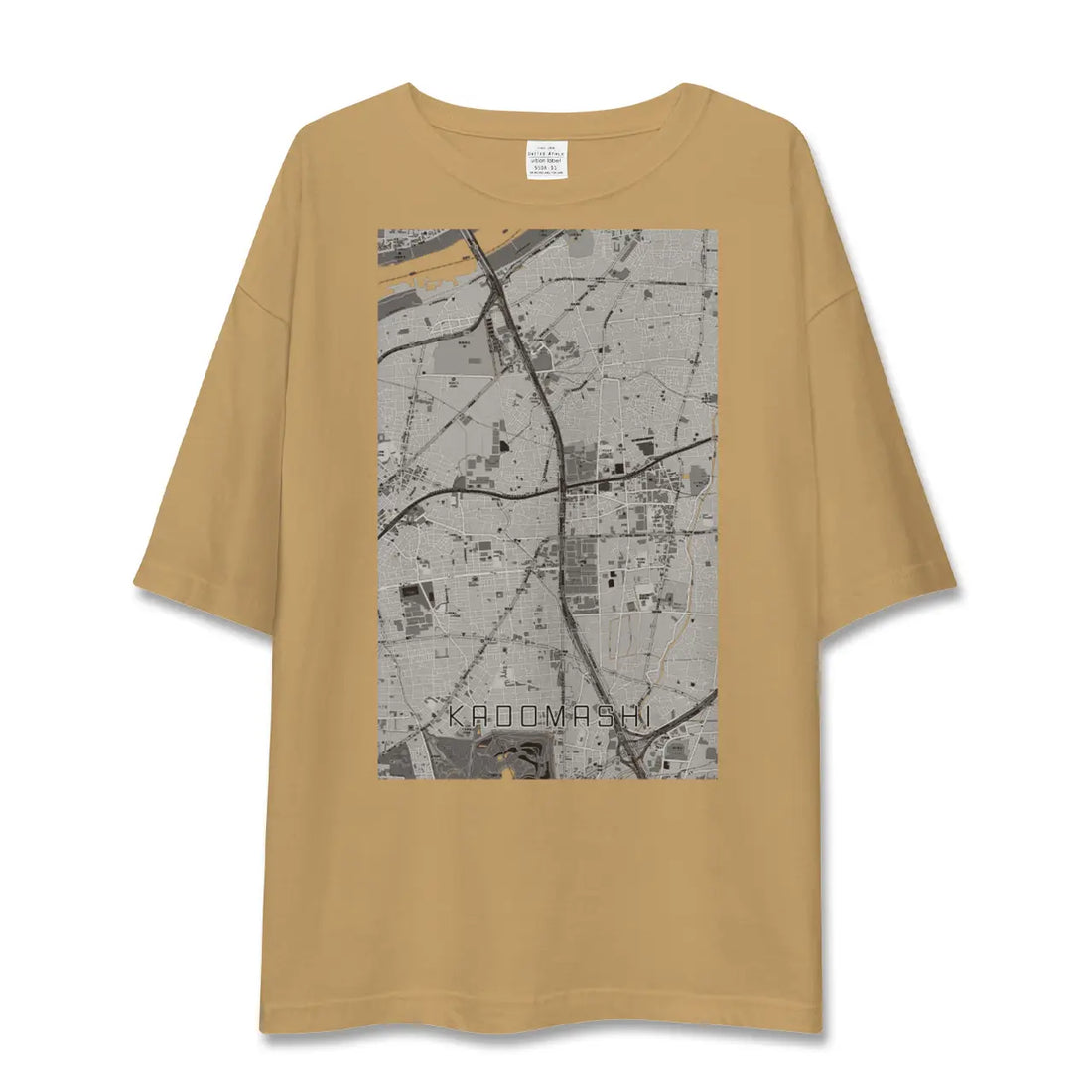 【門真市(大阪府)】地図柄ビッグシルエットTシャツ