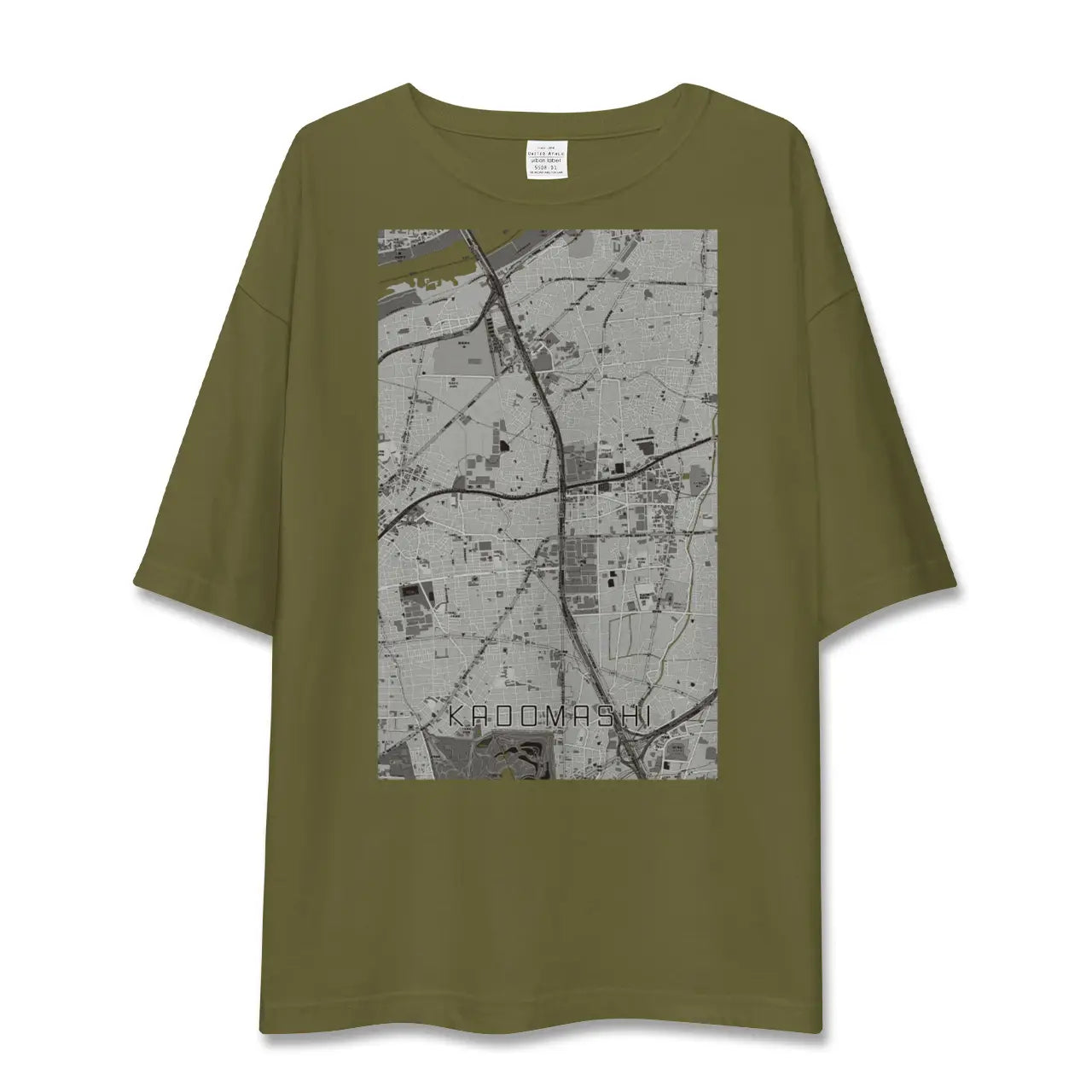 【門真市(大阪府)】地図柄ビッグシルエットTシャツ