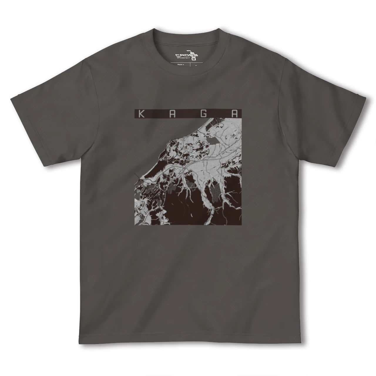 【加賀(石川県)】地図柄ヘビーウェイトTシャツ