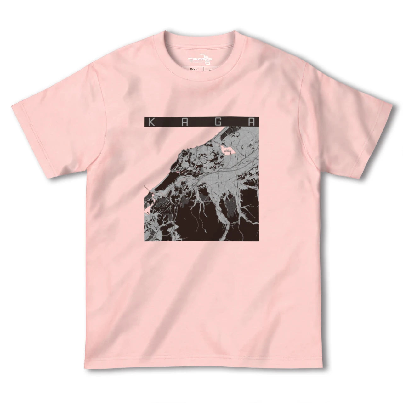 【加賀(石川県)】地図柄ヘビーウェイトTシャツ