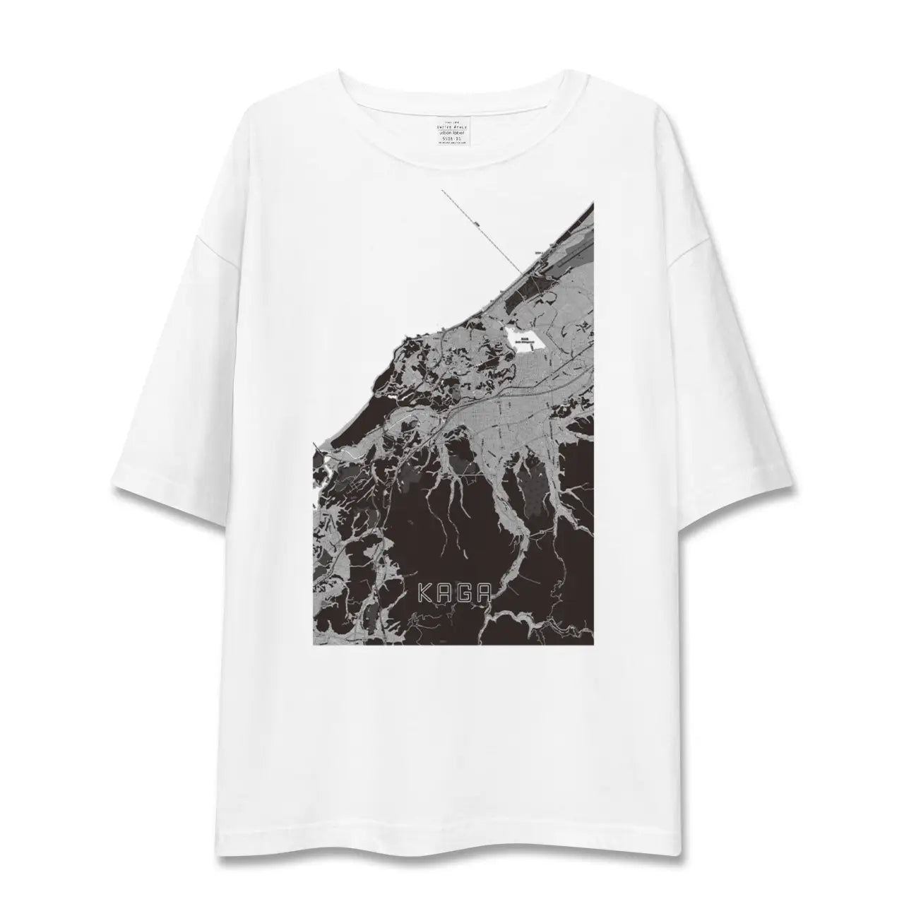 【加賀(石川県)】地図柄ビッグシルエットTシャツ