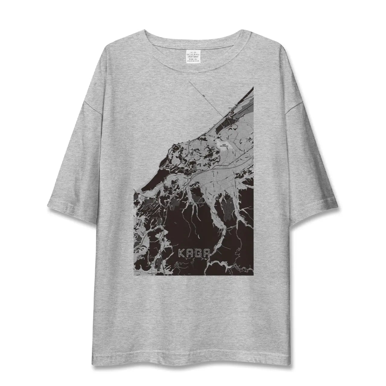 【加賀(石川県)】地図柄ビッグシルエットTシャツ