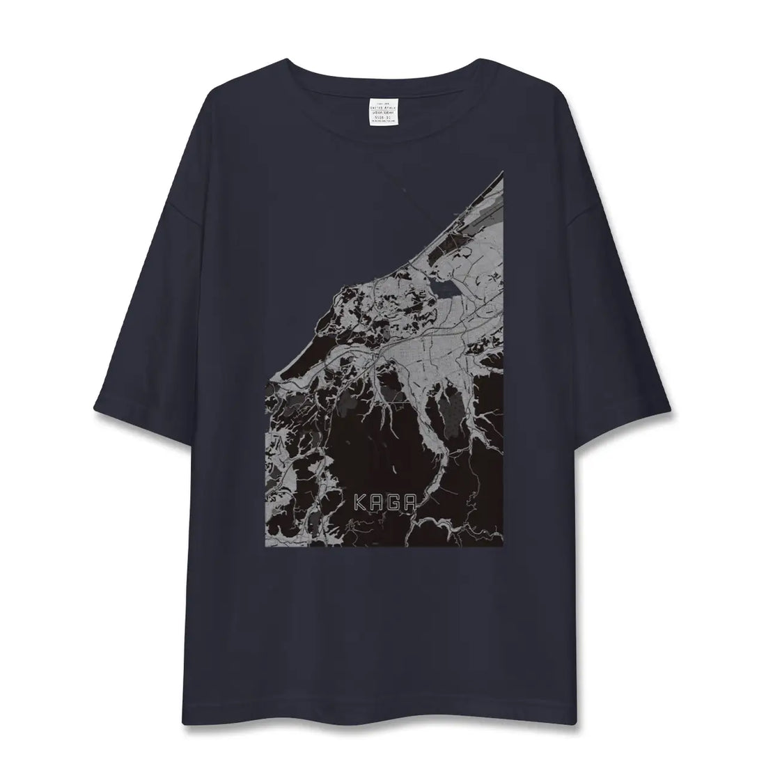 【加賀(石川県)】地図柄ビッグシルエットTシャツ