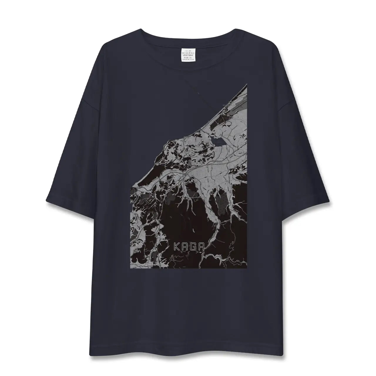 【加賀(石川県)】地図柄ビッグシルエットTシャツ