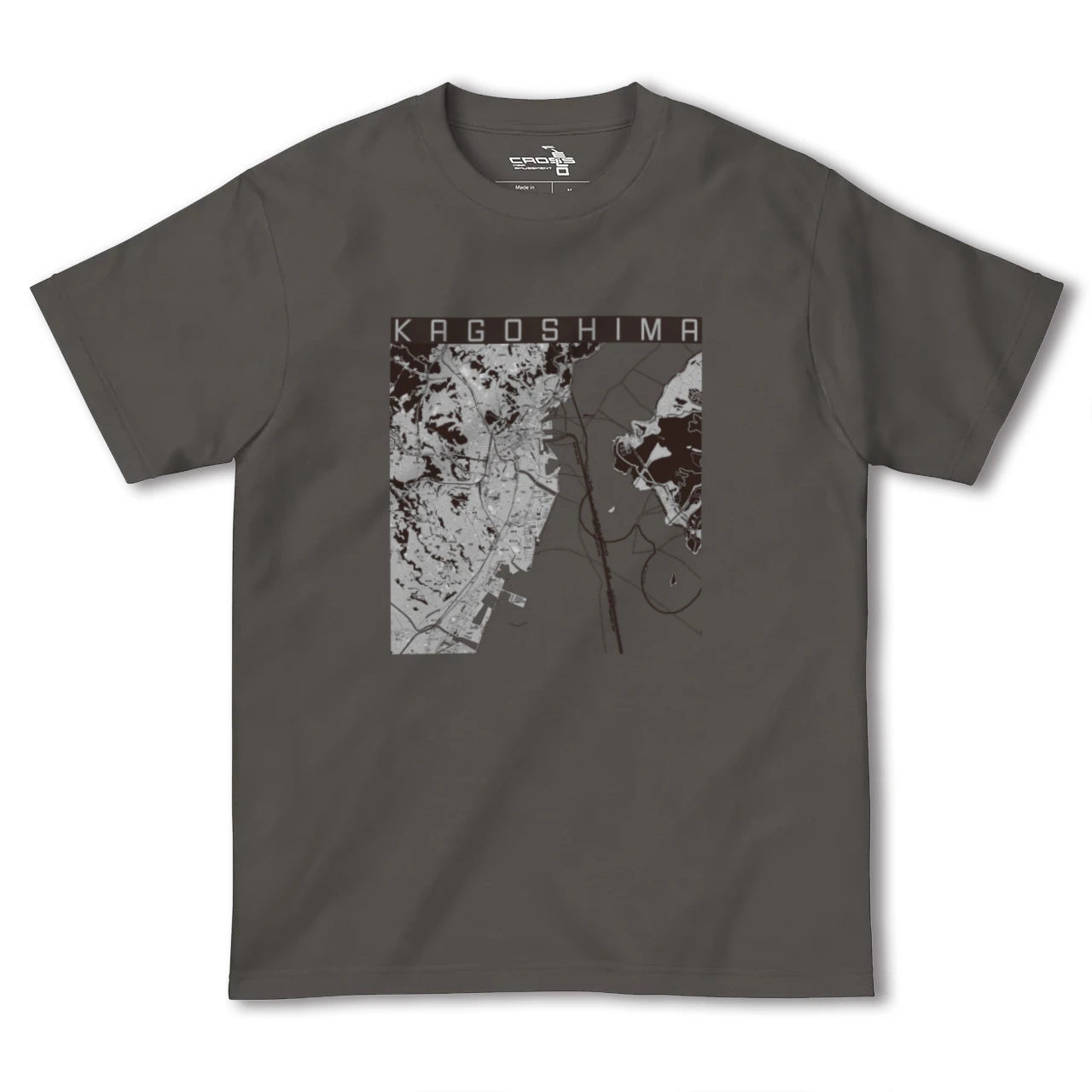 【鹿児島(鹿児島県)】地図柄ヘビーウェイトTシャツ