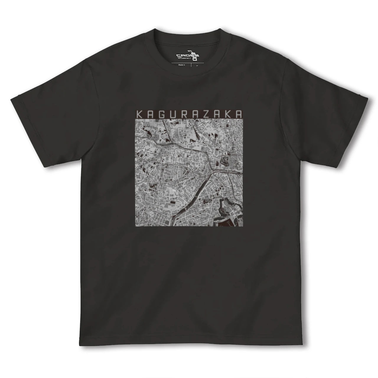 【神楽坂(東京都)】地図柄ヘビーウェイトTシャツ