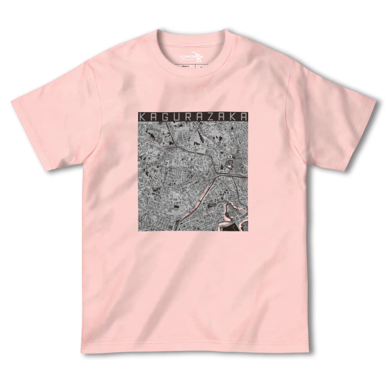 【神楽坂(東京都)】地図柄ヘビーウェイトTシャツ