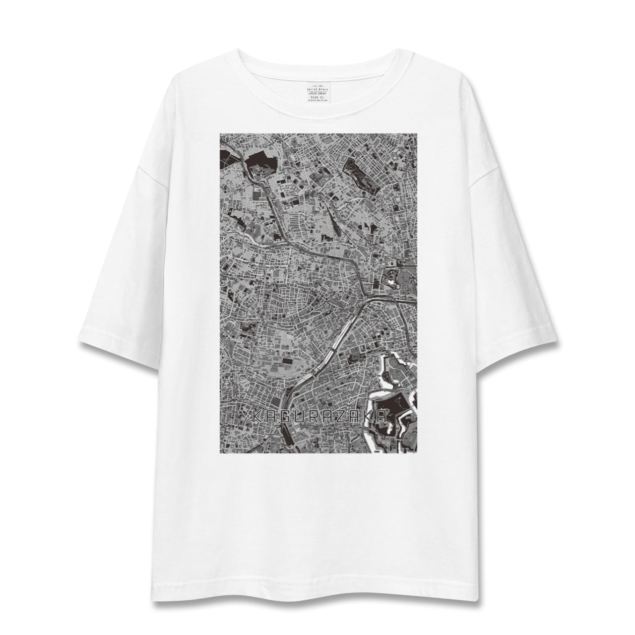【神楽坂(東京都)】地図柄ビッグシルエットTシャツ