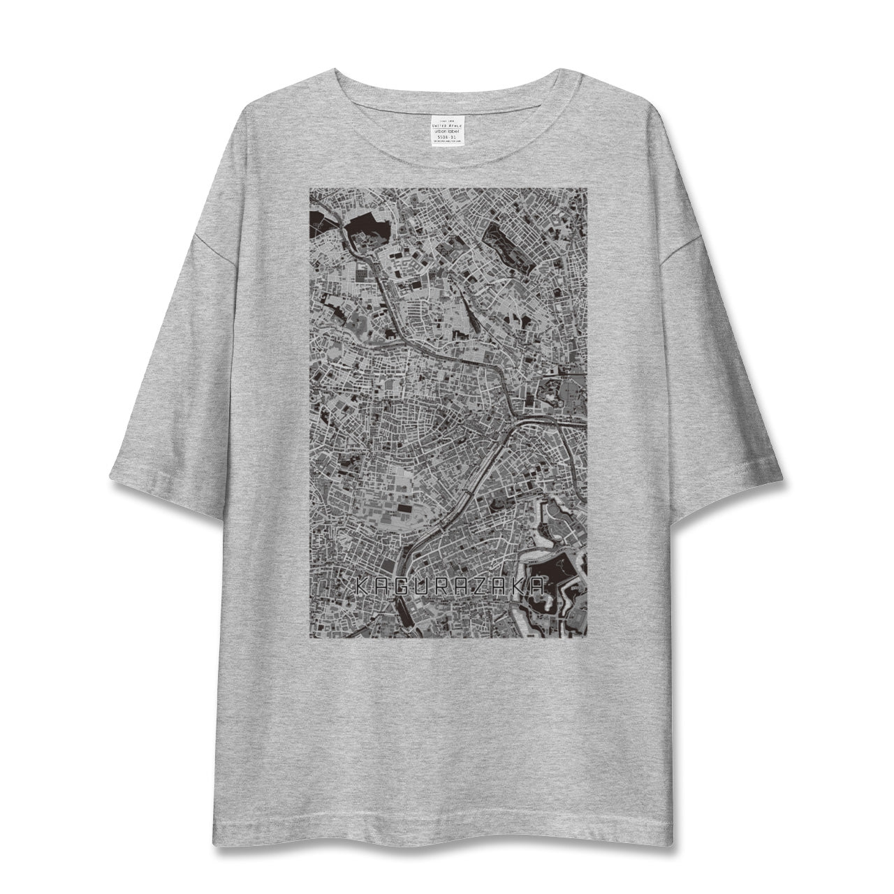 【神楽坂(東京都)】地図柄ビッグシルエットTシャツ
