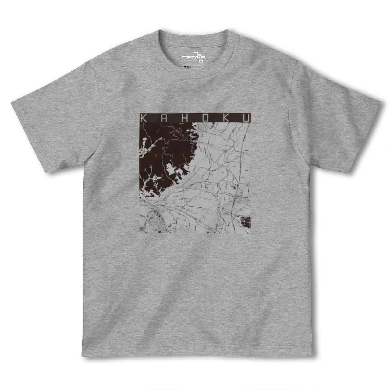 【河北(山形県)】地図柄ヘビーウェイトTシャツ