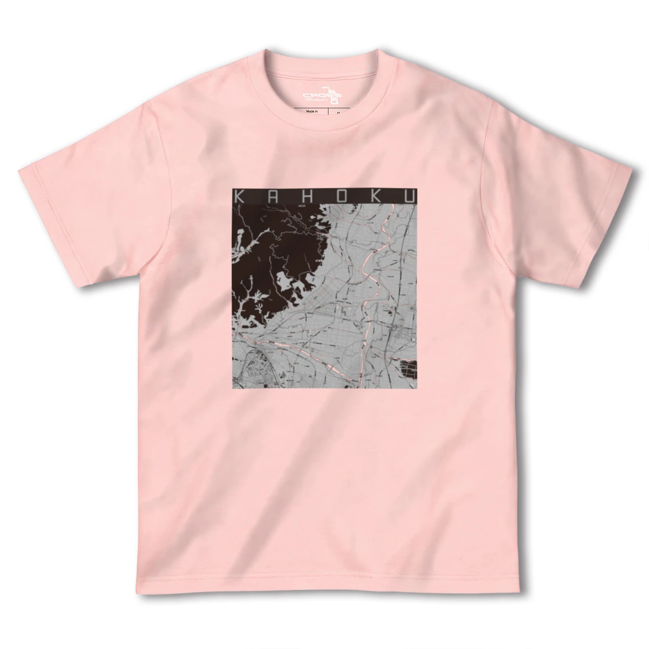 【河北(山形県)】地図柄ヘビーウェイトTシャツ