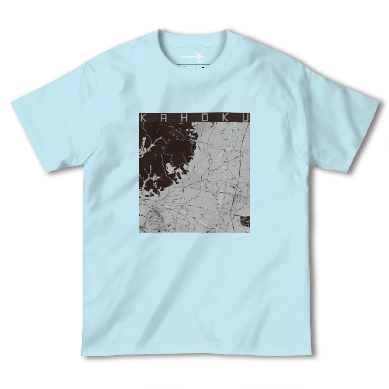 【河北(山形県)】地図柄ヘビーウェイトTシャツ