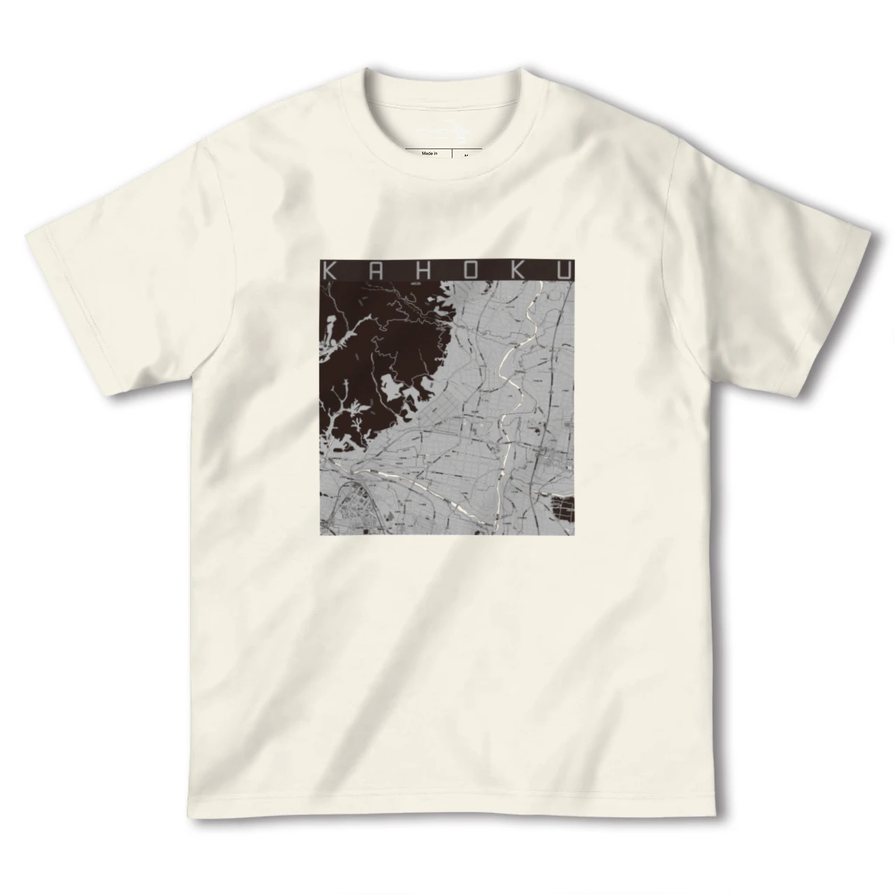 【河北(山形県)】地図柄ヘビーウェイトTシャツ