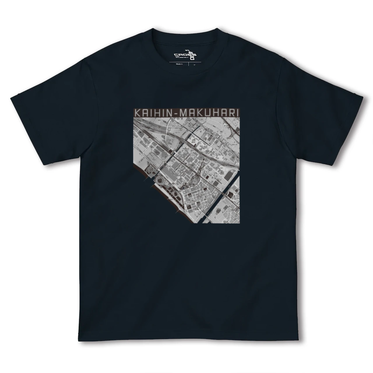【海浜幕張(千葉県)】地図柄ヘビーウェイトTシャツ