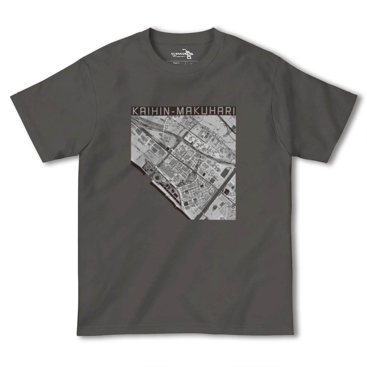 【海浜幕張(千葉県)】地図柄ヘビーウェイトTシャツ
