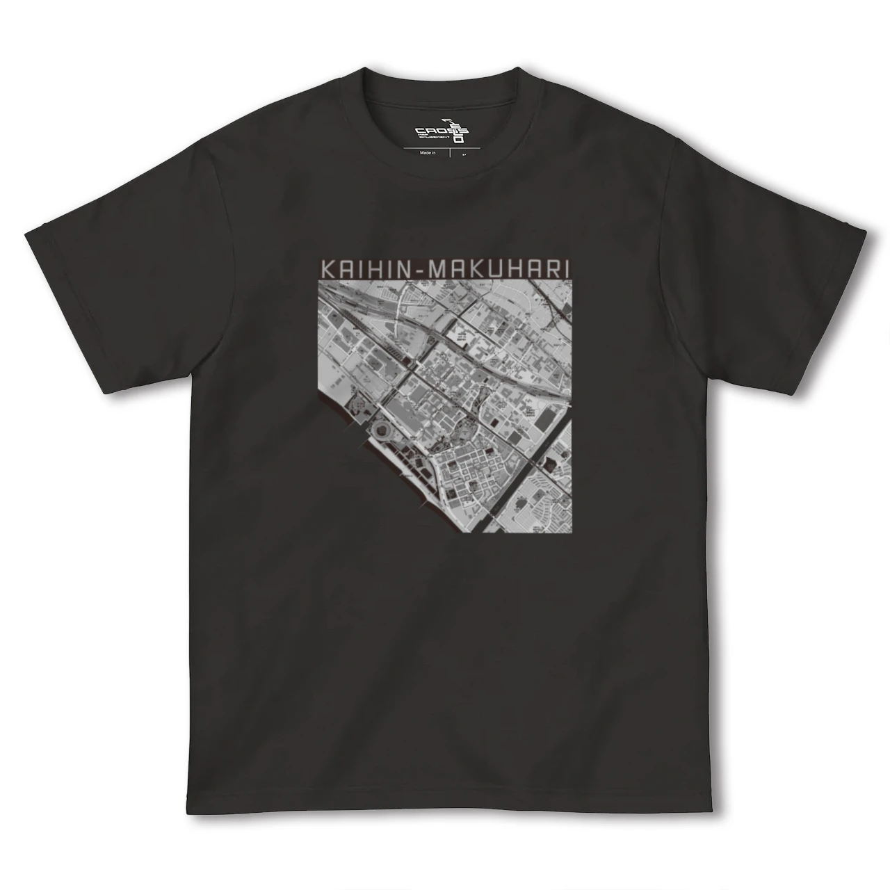 【海浜幕張(千葉県)】地図柄ヘビーウェイトTシャツ
