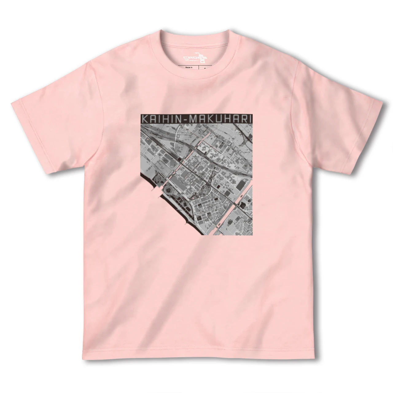 【海浜幕張(千葉県)】地図柄ヘビーウェイトTシャツ