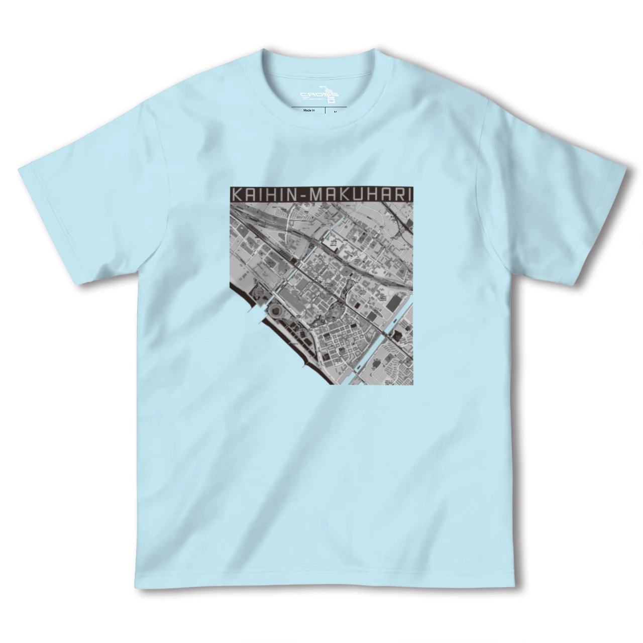 【海浜幕張(千葉県)】地図柄ヘビーウェイトTシャツ