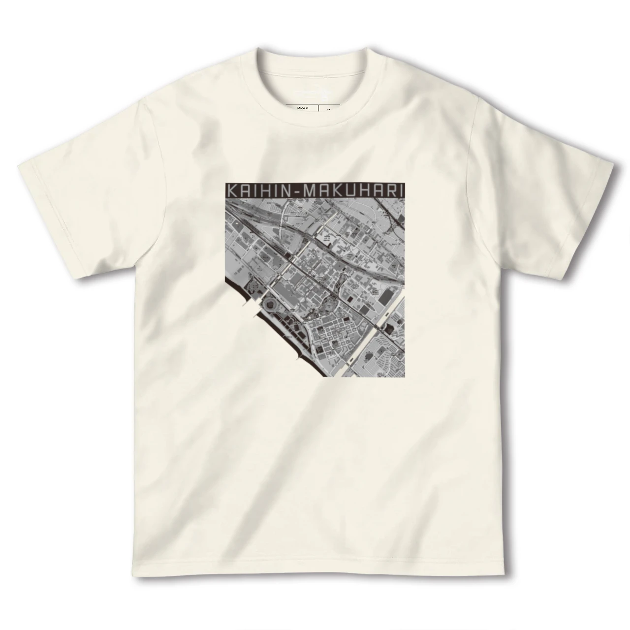 【海浜幕張(千葉県)】地図柄ヘビーウェイトTシャツ