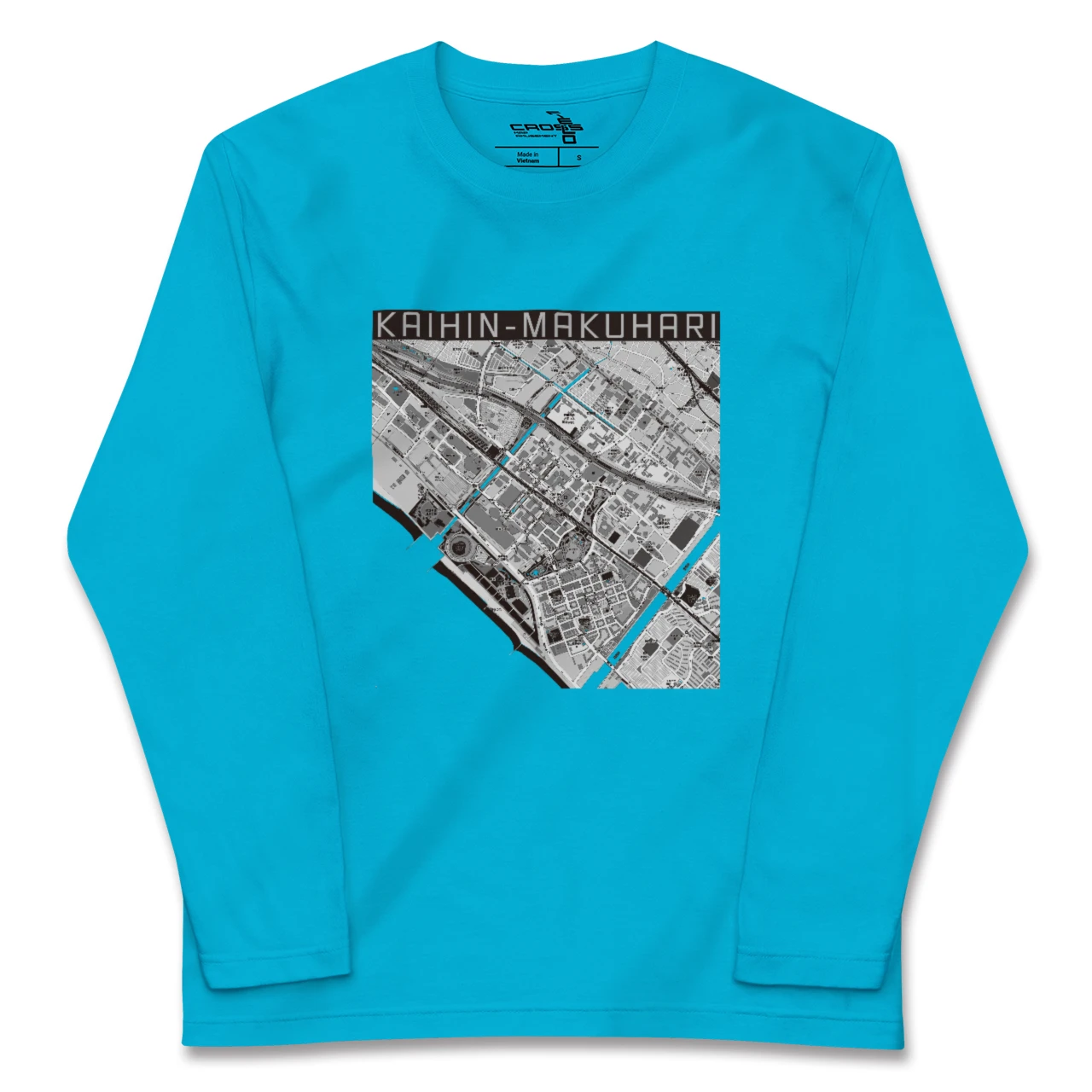 【海浜幕張(千葉県)】地図柄ロングスリーブTシャツ