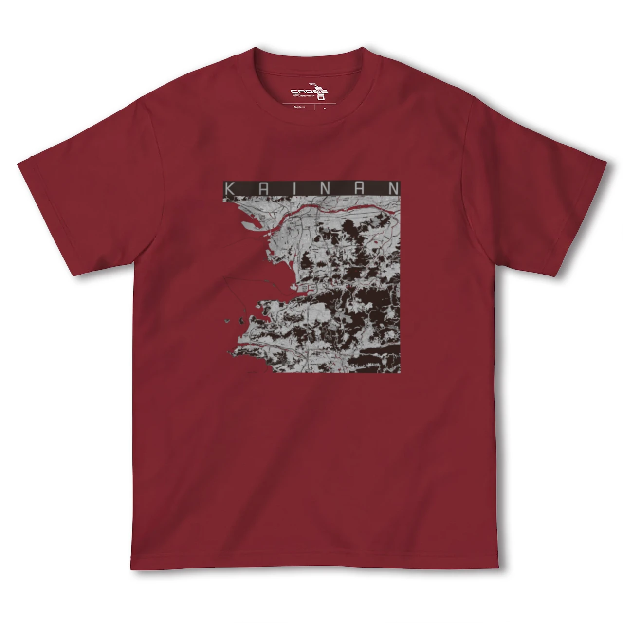 【海南(和歌山県)】地図柄ヘビーウェイトTシャツ