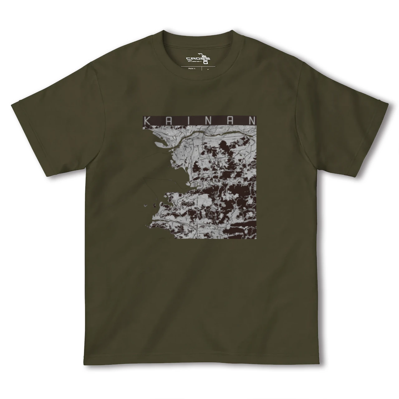 【海南(和歌山県)】地図柄ヘビーウェイトTシャツ