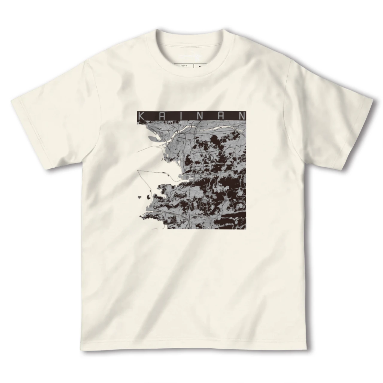 【海南(和歌山県)】地図柄ヘビーウェイトTシャツ