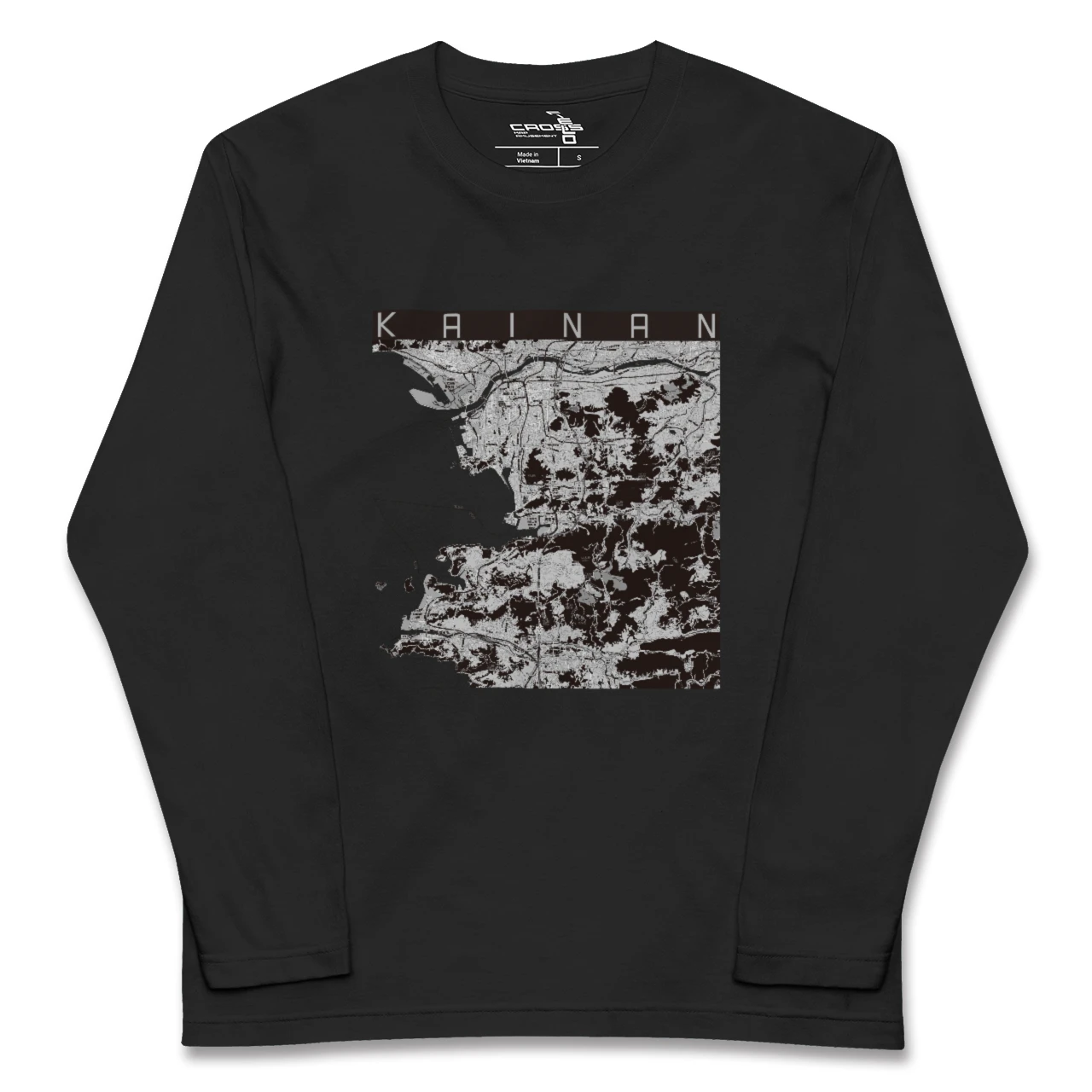 【海南(和歌山県)】地図柄ロングスリーブTシャツ