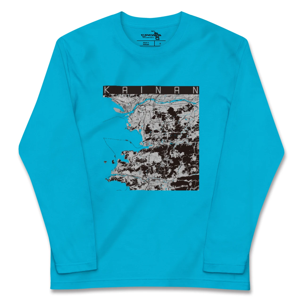 【海南(和歌山県)】地図柄ロングスリーブTシャツ