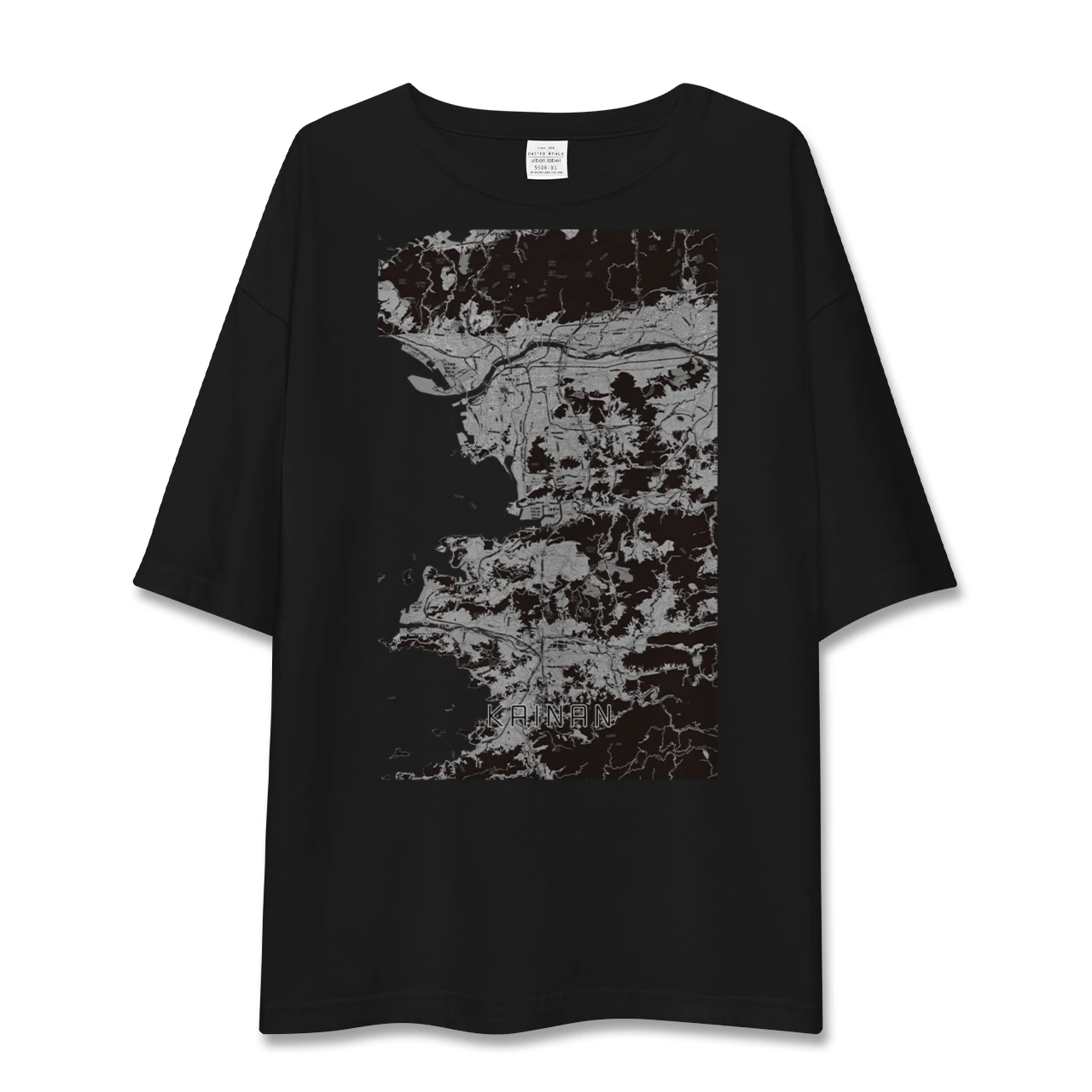 【海南(和歌山県)】地図柄ビッグシルエットTシャツ