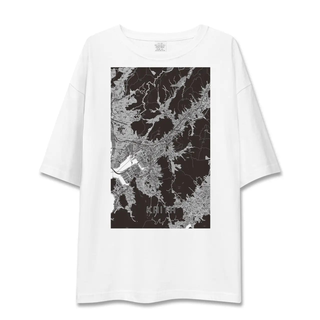 【海田(広島県)】地図柄ビッグシルエットTシャツ