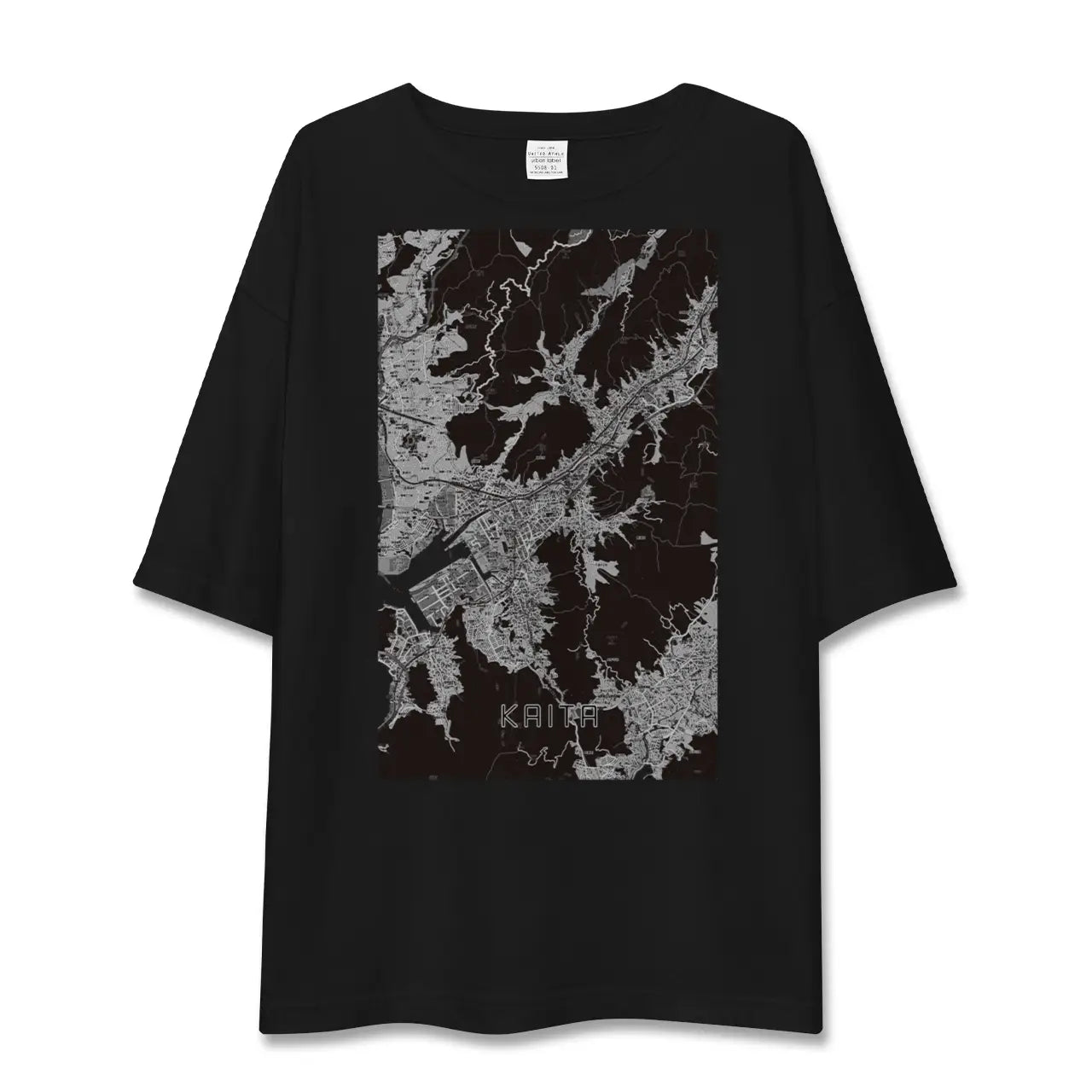 【海田(広島県)】地図柄ビッグシルエットTシャツ