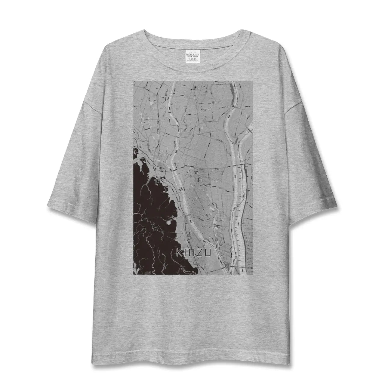 【海津(岐阜県)】地図柄ビッグシルエットTシャツ