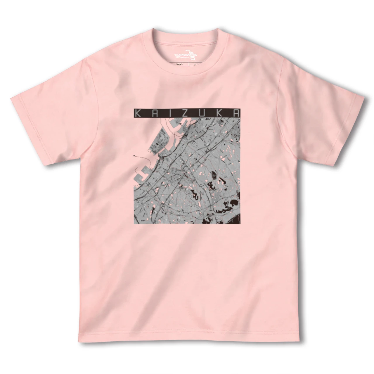 【貝塚(大阪府)】地図柄ヘビーウェイトTシャツ