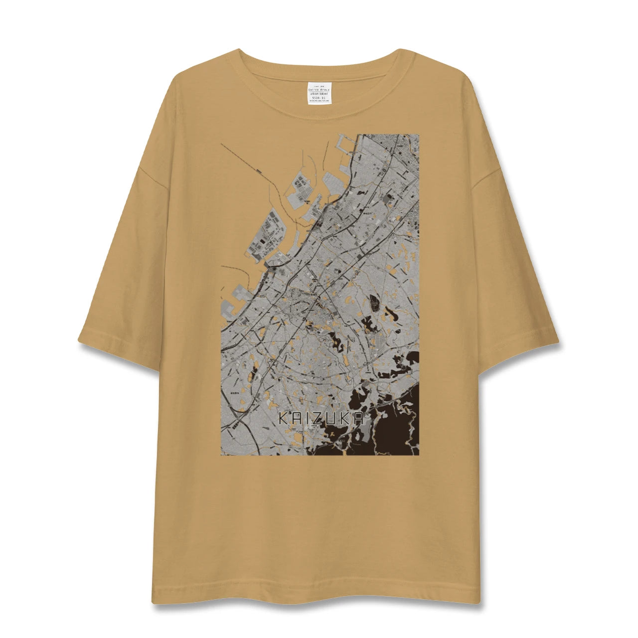 【貝塚(大阪府)】地図柄ビッグシルエットTシャツ