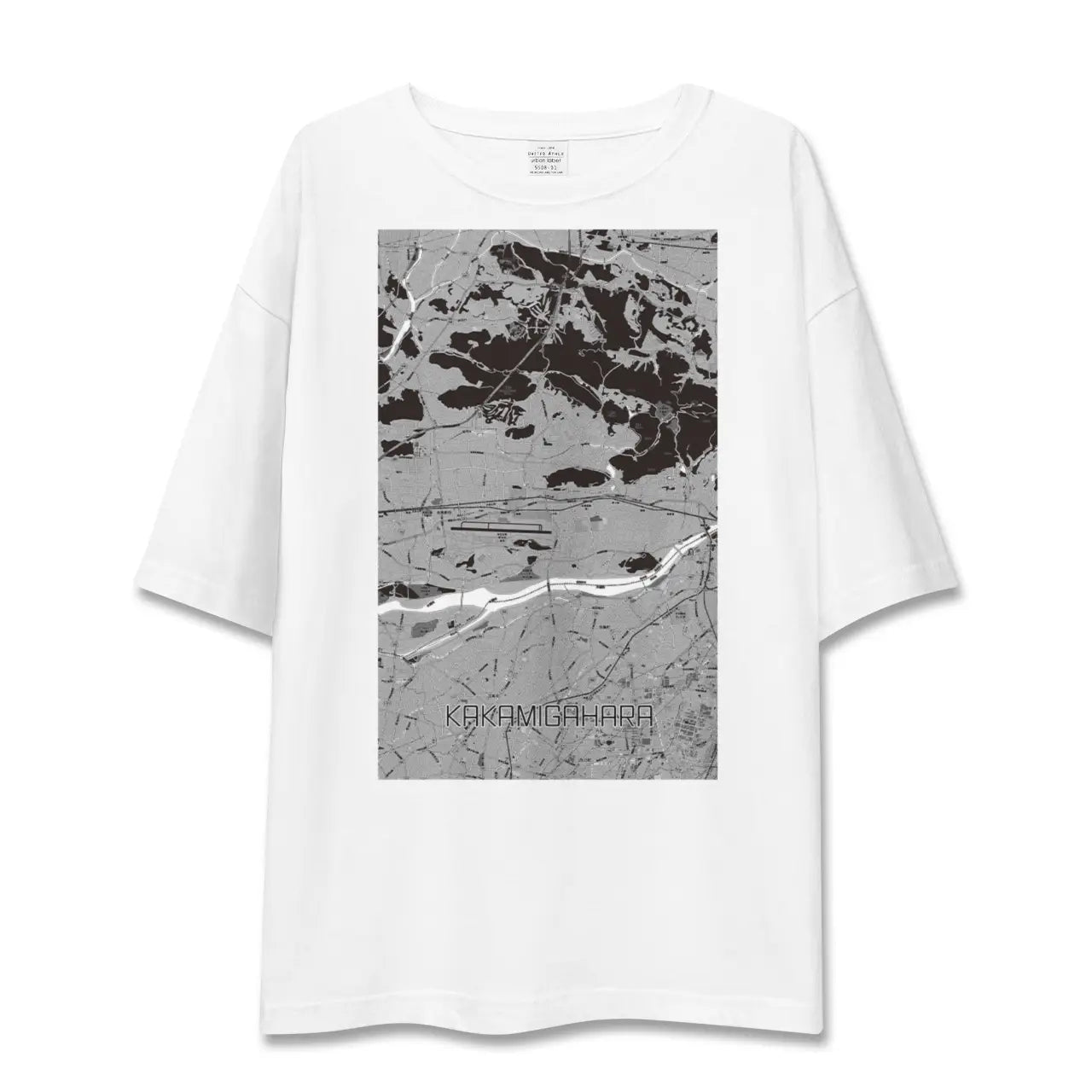 【各務原(岐阜県)】地図柄ビッグシルエットTシャツ