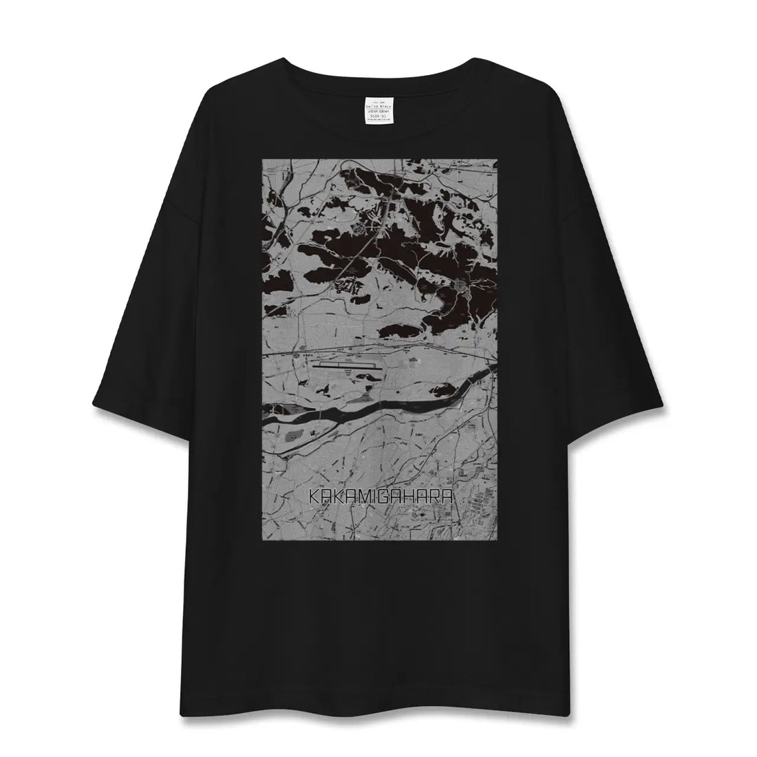 【各務原(岐阜県)】地図柄ビッグシルエットTシャツ