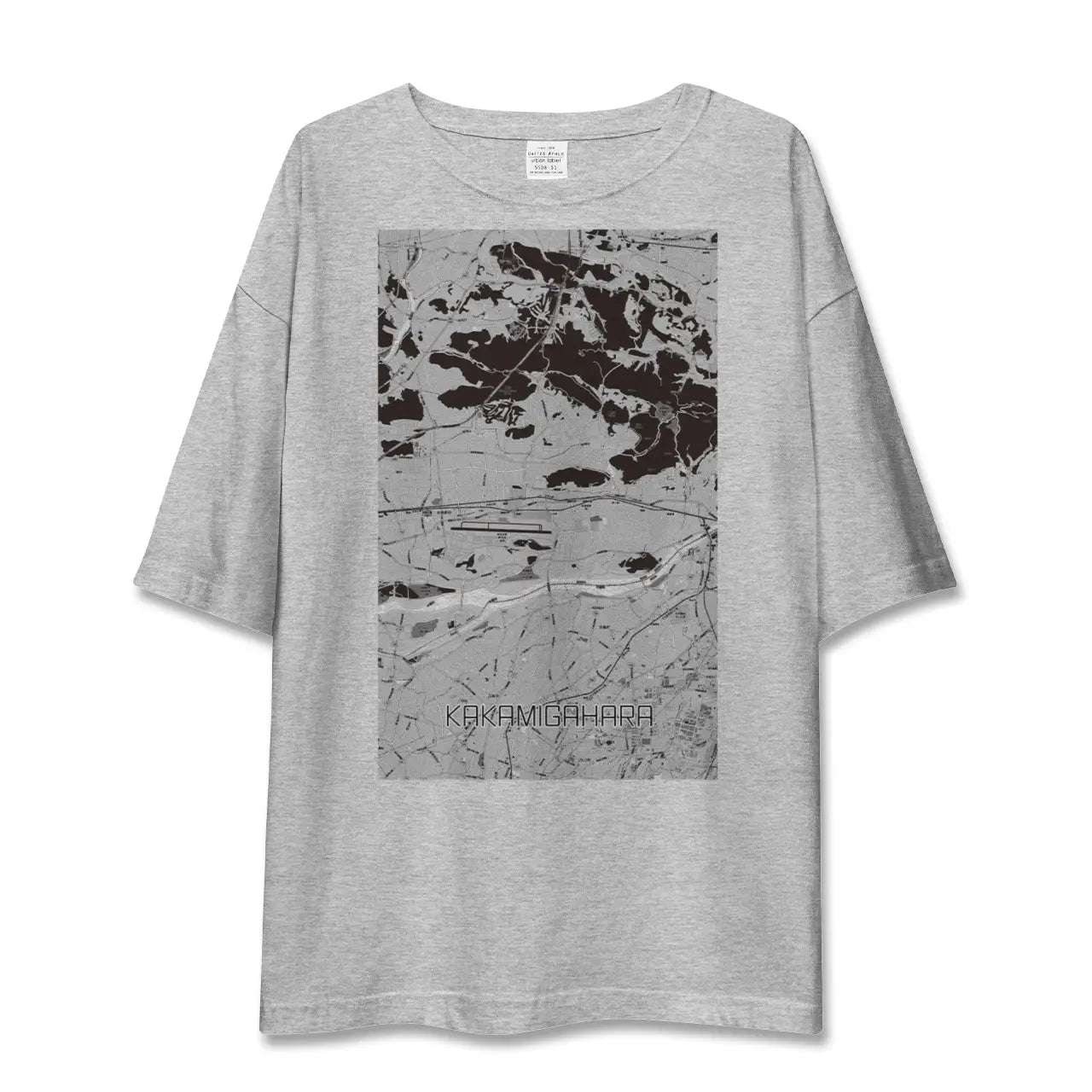 【各務原(岐阜県)】地図柄ビッグシルエットTシャツ
