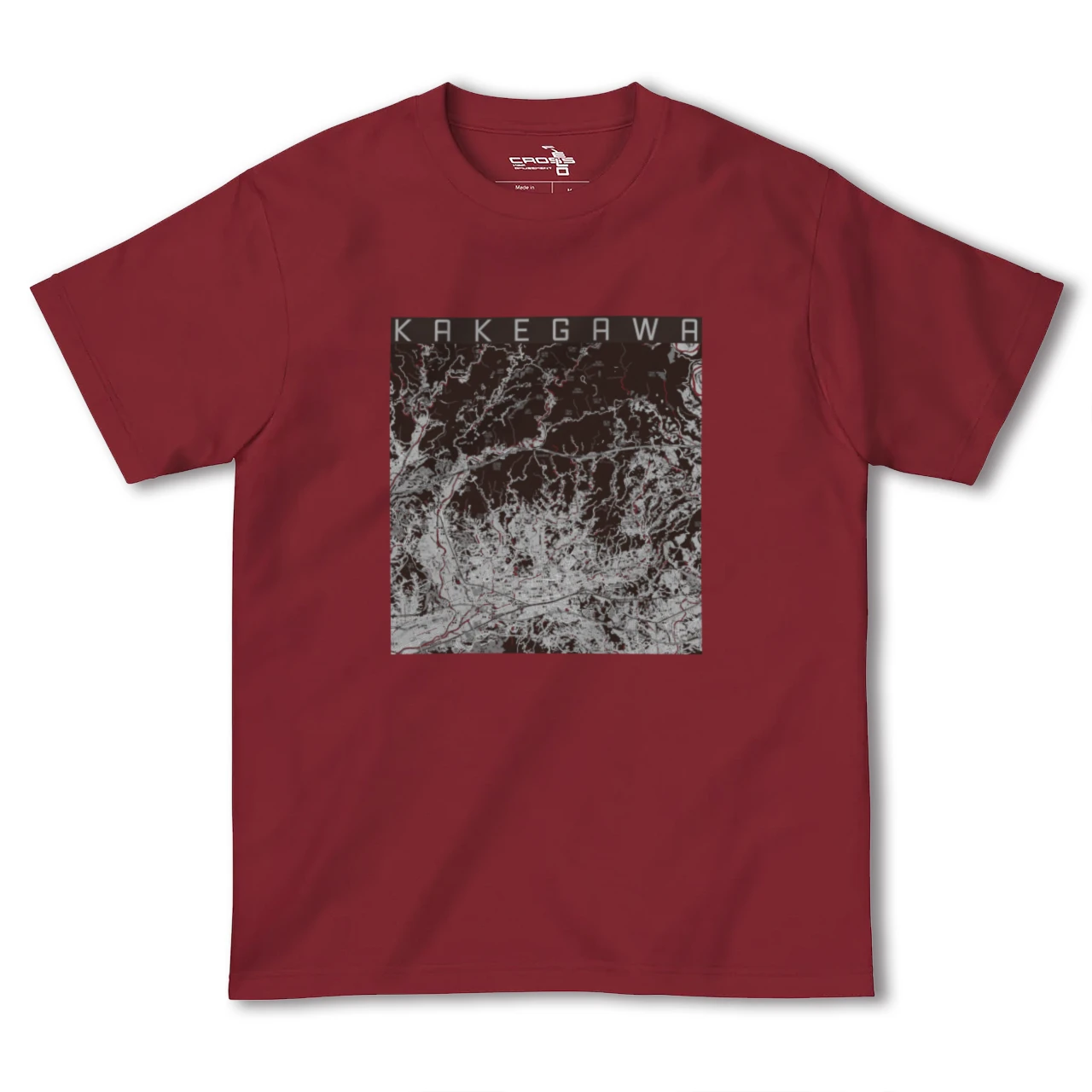 【掛川2(静岡県)】地図柄ヘビーウェイトTシャツ