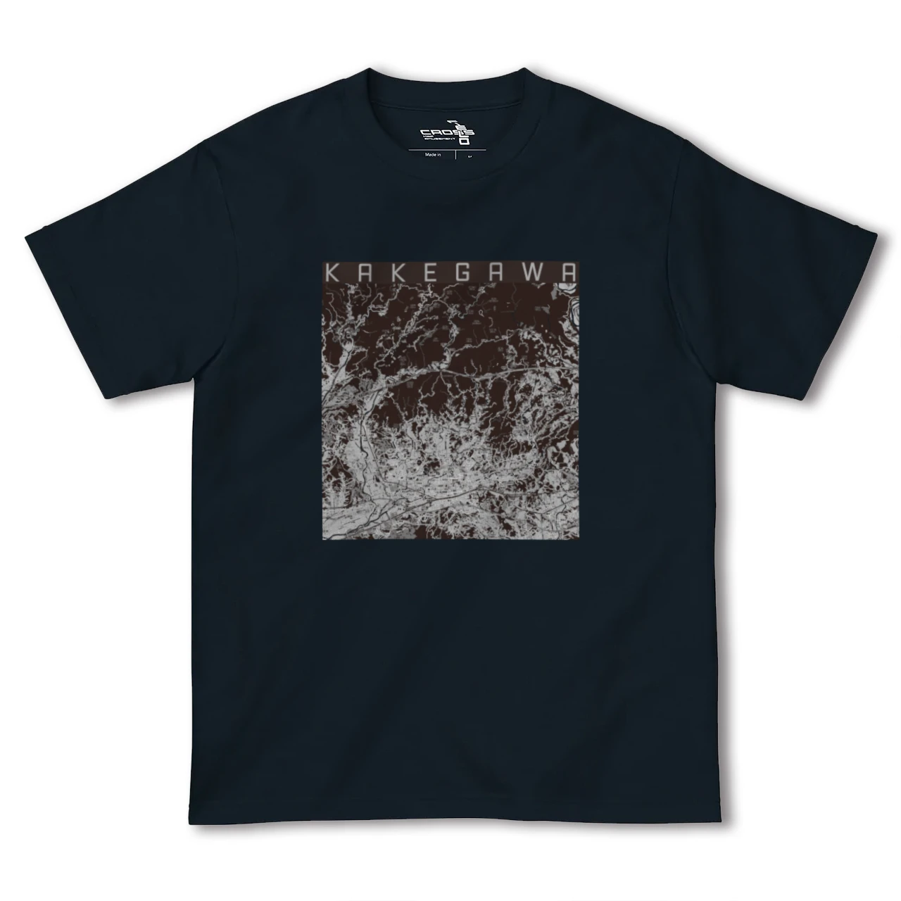 【掛川2(静岡県)】地図柄ヘビーウェイトTシャツ