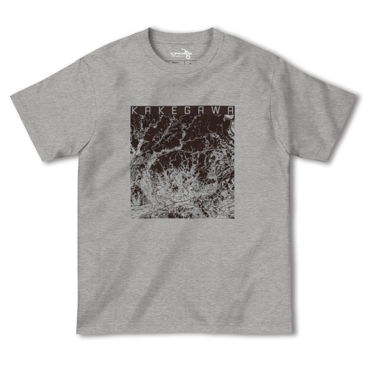 【掛川2(静岡県)】地図柄ヘビーウェイトTシャツ