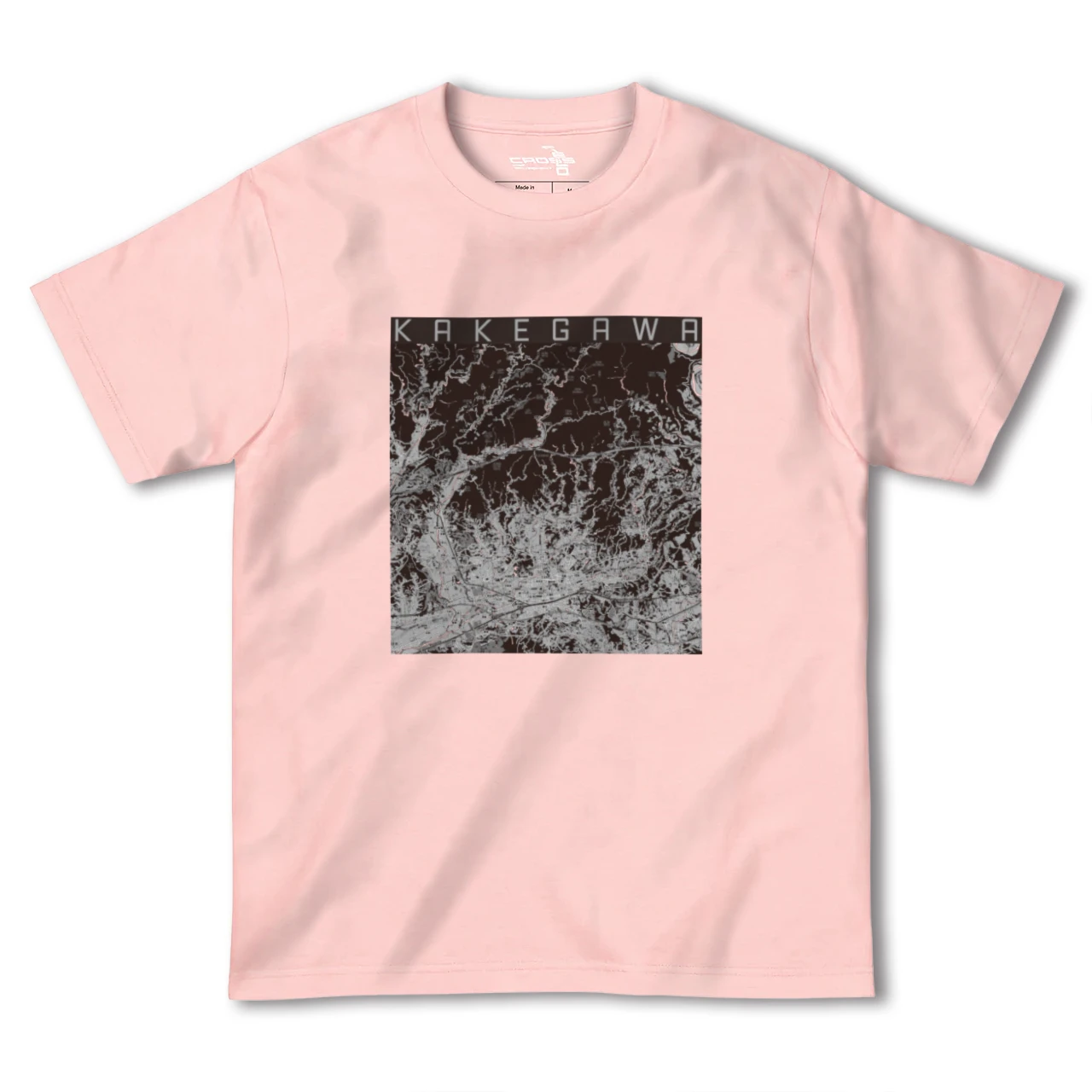 【掛川2(静岡県)】地図柄ヘビーウェイトTシャツ